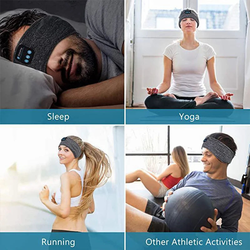 Wireless Bluetooth Sports Headband Eye Mask Earphones