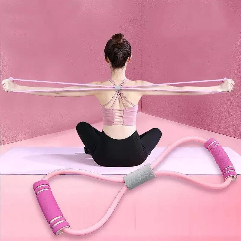 Foam Yoga Fitness Pull Rope Exercise Equipment