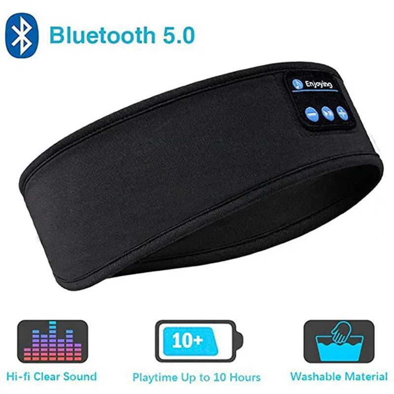 Wireless Bluetooth Sports Headband Eye Mask Earphones