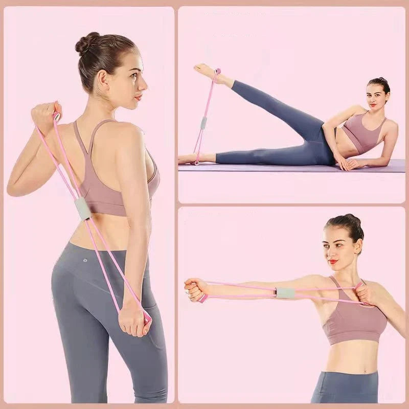 Foam Yoga Fitness Pull Rope Exercise Equipment