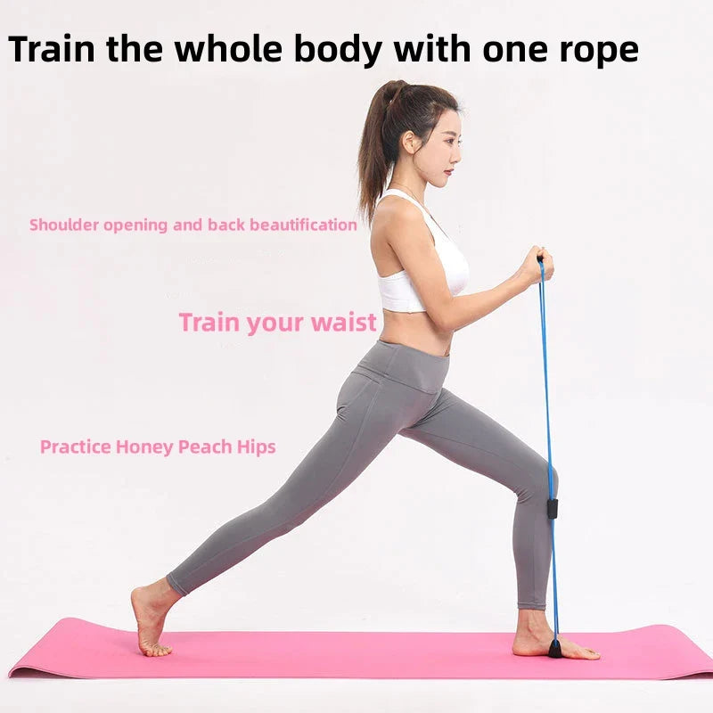 Foam Yoga Fitness Pull Rope Exercise Equipment