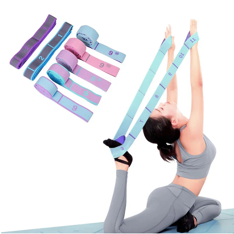 Multi-Section Elastic Yoga Resistance Bands