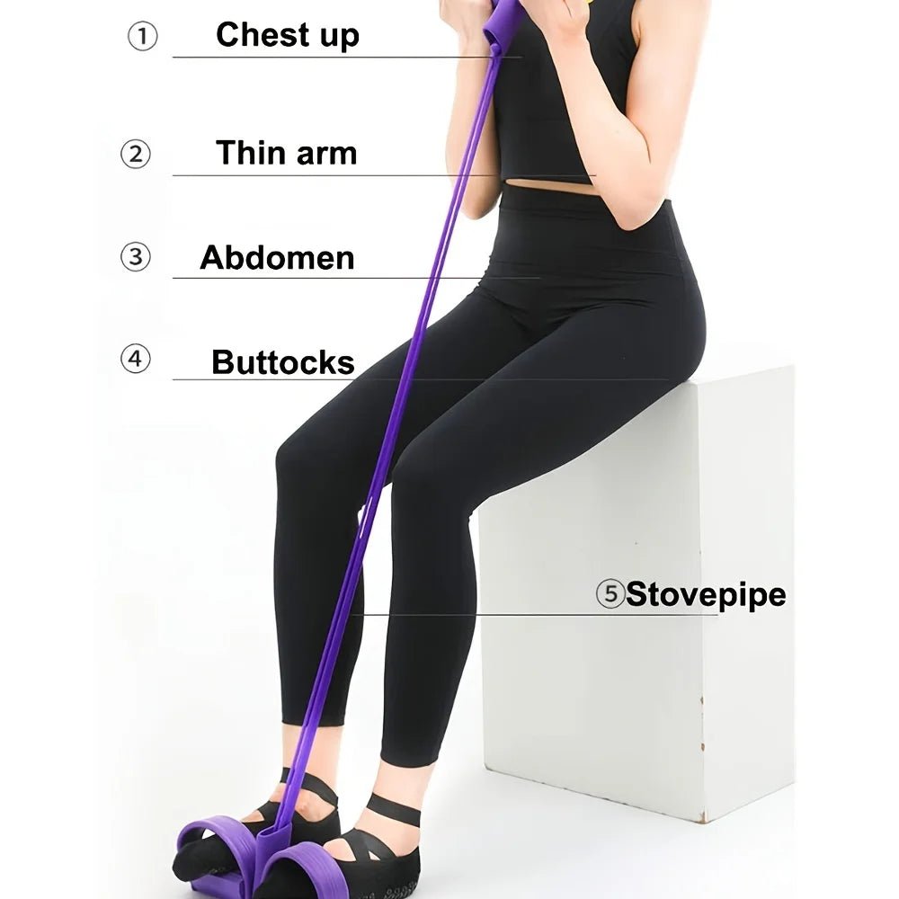 Pedal Pulling Slimmer Rope Sit-