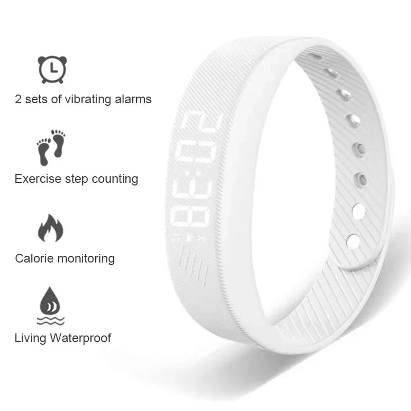 Smart Bracelet LED Digital Waterproof Pedometer