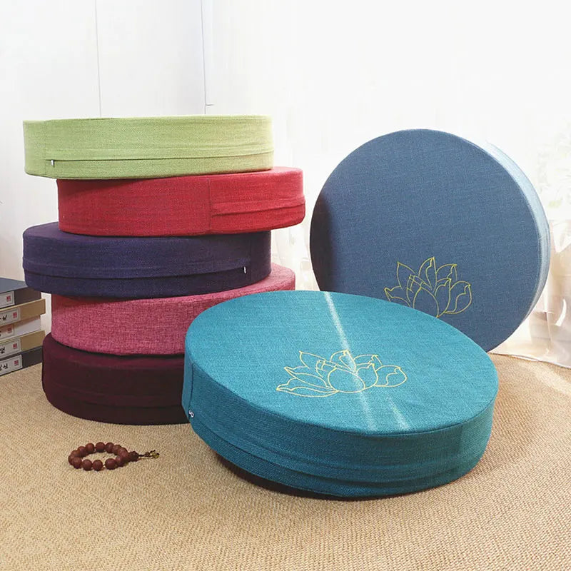 40x10cm Round Meditation Cushion