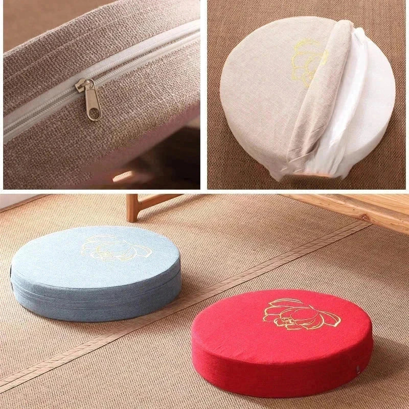 40x10cm Round Meditation Cushion