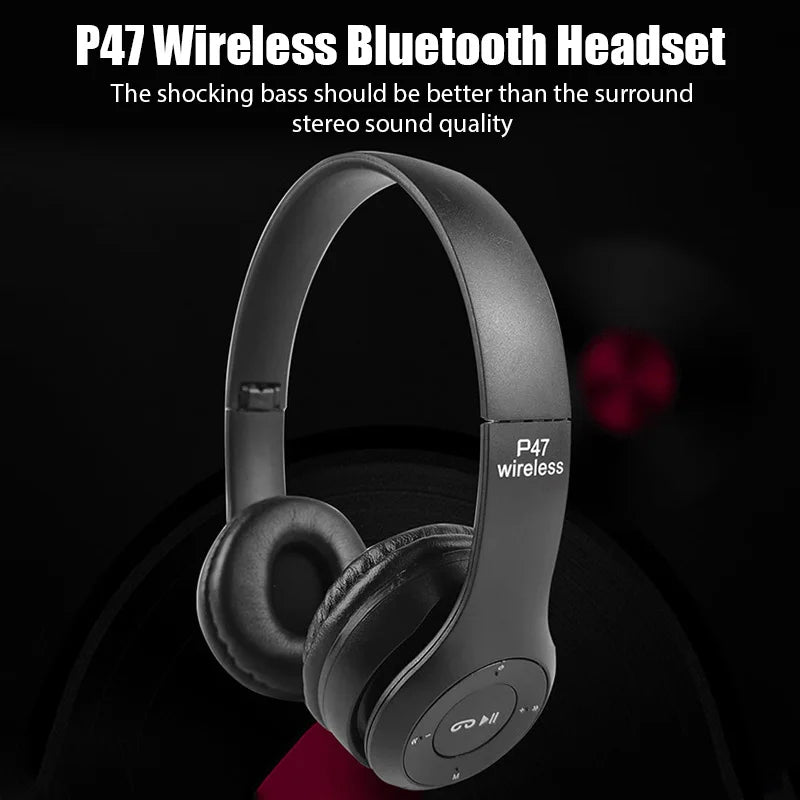 P47 Wireless Bluetooth Headphones