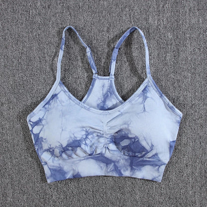 Women Seamless Tie Dye Push