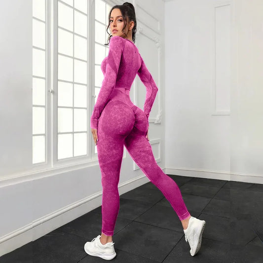 2pcs Seamless Yoga Sets