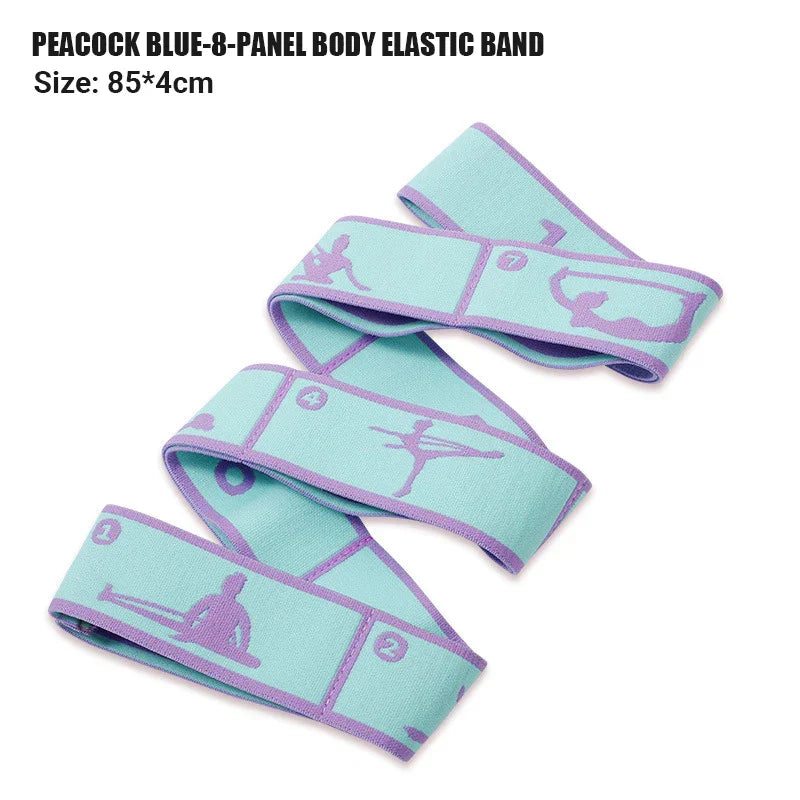 Multi-Section Elastic Yoga Resistance Bands