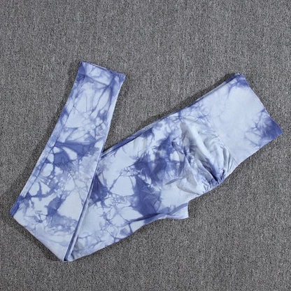 Women Seamless Tie Dye Push