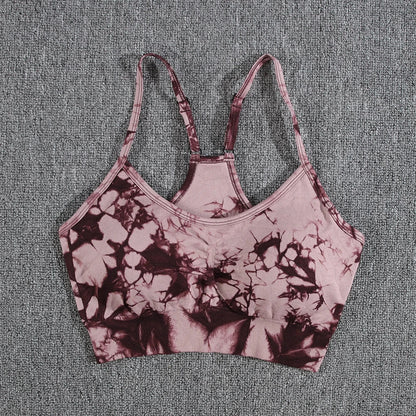 Women Seamless Tie Dye Push